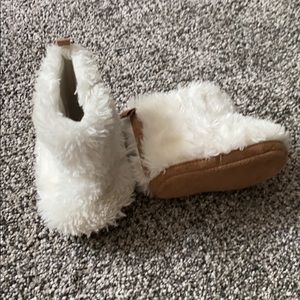 Fur booties